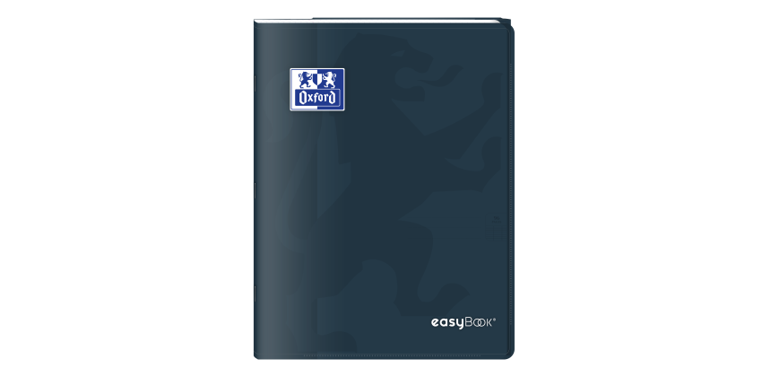Cahier Oxford Easybook 24x32cm grands carreaux Seyès 96 pages agrafées couverture polypro