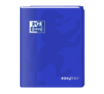 Cahier Oxford Easybook 17x22cm grands carreaux Seyès 48 pages agrafées couverture polypro coloris