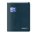 Cahier Oxford Easybook 17x22cm grands carreaux Seyès 48 pages agrafées couverture polypro coloris