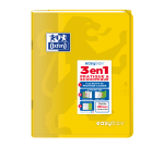 Cahier Oxford Easybook Agrafe 170X220 48P Optik P. Q5/5 Polypro Assorti