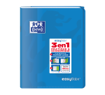 Cahier Oxford Easybook Agrafe 170X220 48P Optik P. Q5/5 Polypro Assorti