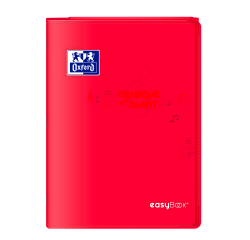 Cahier Oxford Easybook Musique Et Chants Agrafe 210X297 48P Optik P. Seyes/Musique Polypro Assorti