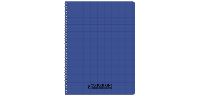 Cahier Conquerant Classique Integrale 240X320 100P 90G Seyes Polypro Assorti