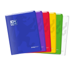 Cahier Oxford Easybook Agrafe 240X320 140P Optik P. Seyes Polypro Assorti
