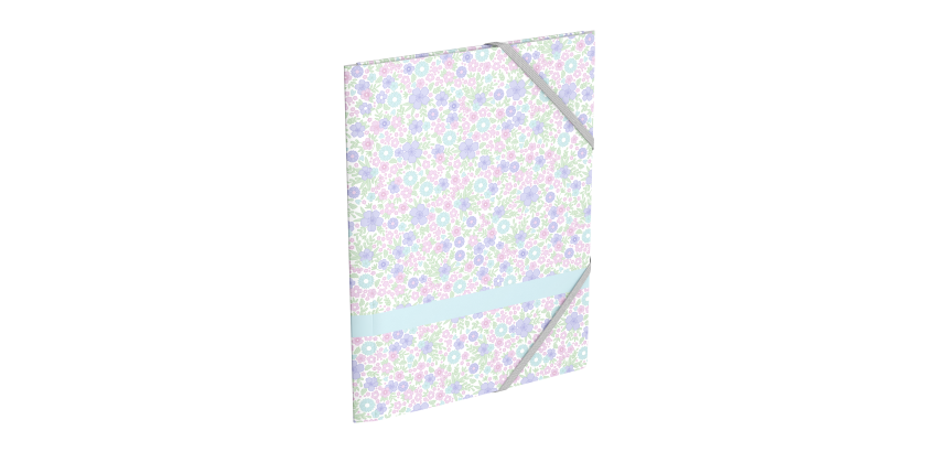 Chemise elastique Oxford floral a6 pp assorti pav