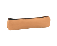 Fourre-Tout  petit Trapeze Oxford Cuir Naturel Beige