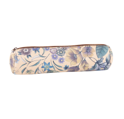 Fourre-Tout Rond Oxford Cuir Imprime Fleurs