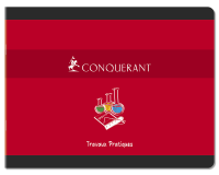 Cahier De Tp Conquerant 7 Agrafe Paysage 220X170 32P 70G Uni Assorti