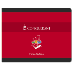 Cahier De Tp Conquerant 7 Agrafe Paysage 220X170 32P 70G Uni Assorti