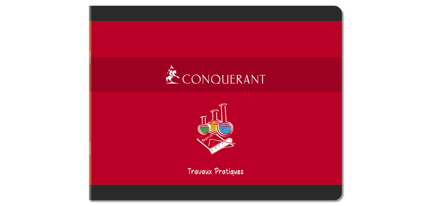 Cahier De Tp Conquerant 7 Agrafe Paysage 220X170 32P 70G Uni Assorti