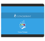 Cahier De Tp Conquerant 7 Agrafe Paysage 220X170 32P 70G Uni Assorti