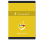 Cahier De Tp Conquerant 7 Agrafe 210X297 96P 70-90G Seyes/Uni Assorti