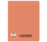Cahier Conquerant Classique Agrafe 170X220 32P 90G Seyes 2,5Mm Polypro Orange