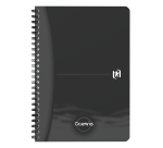 Cahier Oxford Oceanis Integrale 148X210 180P Optik P. Q5/5+Tag Polypro Noir