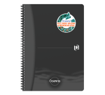 Cahier Oxford Oceanis Integrale 210X297 180P Optik P. L7Mm+Tag Polypro Noir