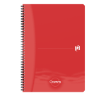 Cahier Oxford Oceanis Integrale 210X297 180P Optik P. Q5/5+Tag Polypro Assorti