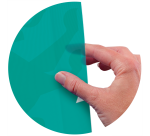 Cahier Oxford Duo Agrafe 24X32 96P Optik P. Seyes Polypro Assorti