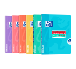 Cahier Oxford Openflex Pastel Agrafe 170X220 96P Optik P. Seyes Polypro Assorti