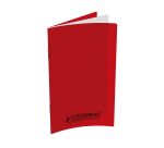 Carnet Conquerant classique agrafe 90x140 96p 90g q5/5 polypro rouge