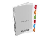 Cahier De Textes Conquerant Classique Integrale 170X220 124P Seyes 90G Polypro Incolore
