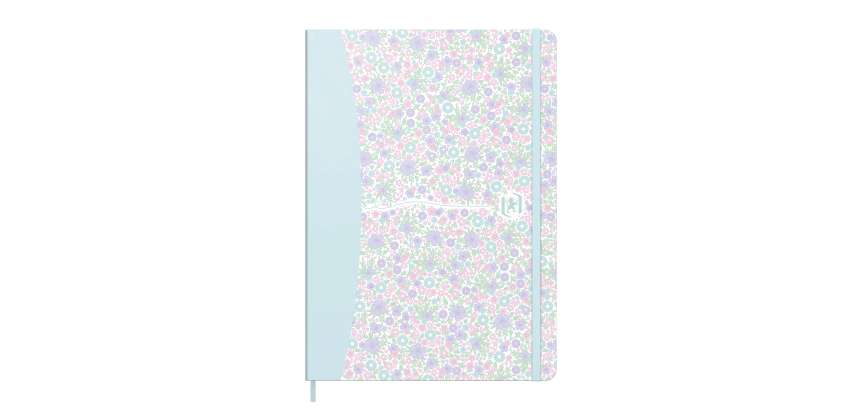 Cahier Oxford Floral Brochure Rembordee 148X210 160P Optik P. Li7+Tag