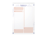 Bloc Oxford Floral Integrale 148X210 140P Optik P.Print Dpl