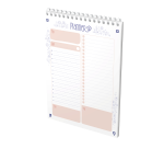 Bloc Oxford Floral Integrale 148X210 140P Optik P.Print Dpl