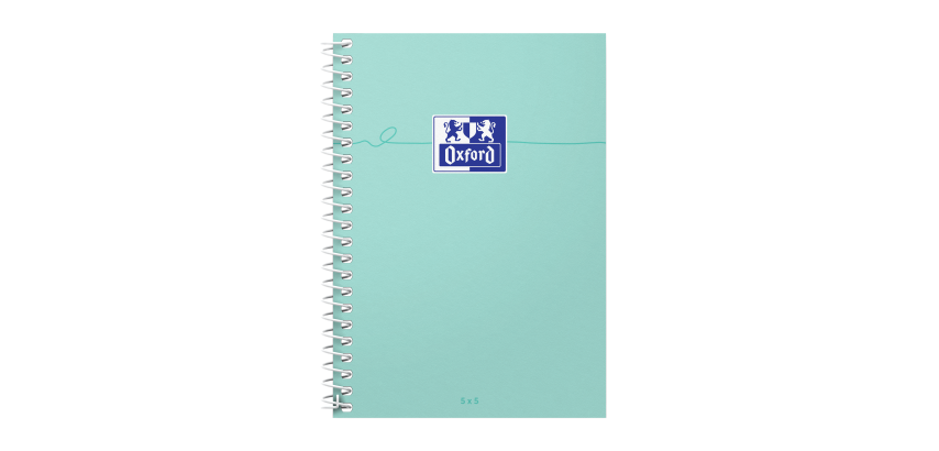 Carnet Oxford Smart Spiral 105X148 100P Optik P. Q5/5 Assorti Pastel