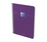 Cahier Oxford Smart Spirale 155X215 160P Optik P. L7+Tag Assorti Intense