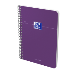 Cahier Oxford Smart Spirale 155X215 160P Optik P. L7+Tag Assorti Intense