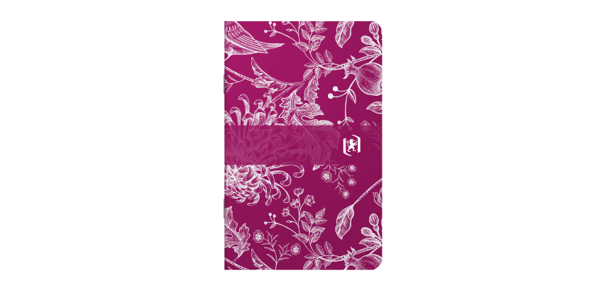 Carnet Oxford Romance Agrafe 90X140 60P Optik P. Ligne 6Mm Assorti