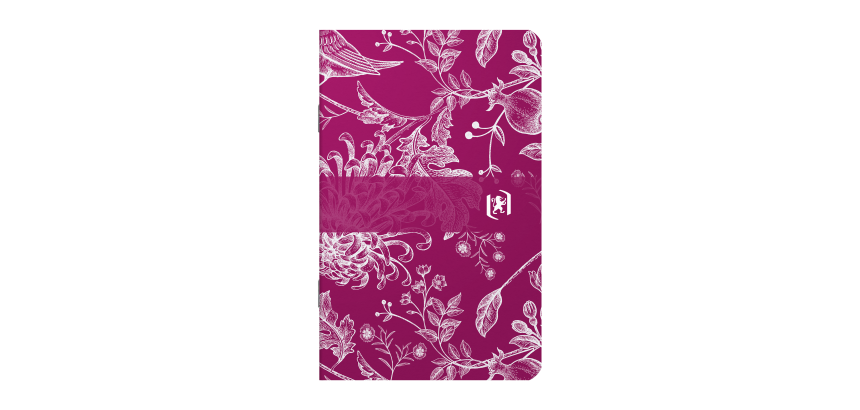 Carnet Oxford Romance Agrafe 90X140 60P Optik P. Ligne 6Mm Assorti