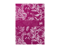 Bloc Oxford Romance Agrafe 105X148 160P Optik P. Ligne 6Mm Assorti