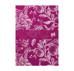 Bloc Oxford Romance Agrafe 105X148 160P Optik P. Ligne 6Mm Assorti