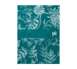 Bloc Oxford Romance Agrafe 105X148 160P Optik P. Ligne 6Mm Assorti