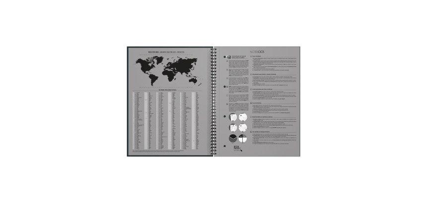 Notebook Oxford International Integrale Et 4Trous 230X295 160P Optik P.