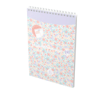 Bloc Oxford Floral Integrale 148X210 140P Optik P.Print Dpl
