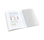 Cahier A Rabat Conquerant Classique Agrafe 170X220 48P 90G Seyes Polypro