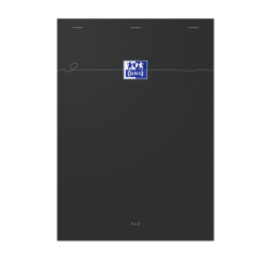 Bloc Oxford Smart Agrafe 210X297 160P Optik P. Q5/5 Noir