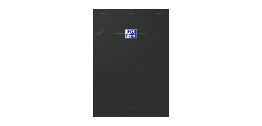 Bloc Oxford Smart Agrafe 210X297 160P Optik P. Q5/5 Noir