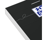 Bloc Oxford smart noir agrafe 148x210 160p optik p. q5/5+tag