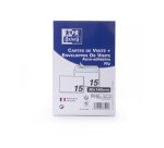Paquet De 15 Cartes De Visite + 15 EnveloPPes Auto Adhesives 90X140