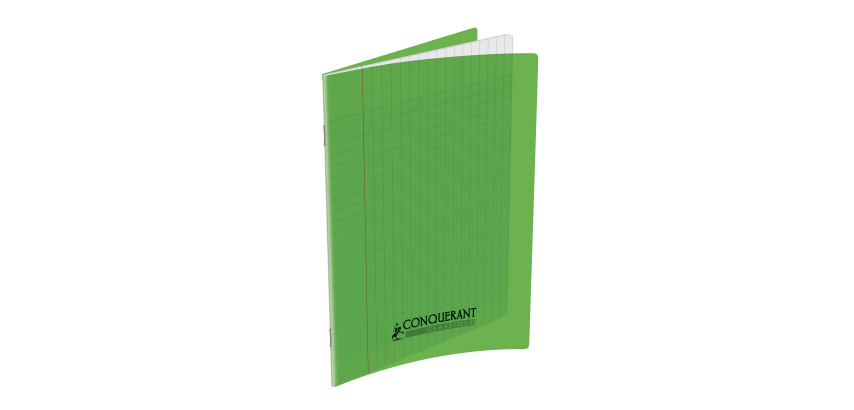 Cahier Conquerant Classique Agrafe 170X220 32P 90G Seyes Polypro