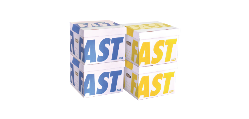 4 Conteneur D'Archivage Cube Fast Manuel Assorti