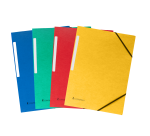 Chemise elast 3rab Conquerant a4 carte recycle 350g assorti