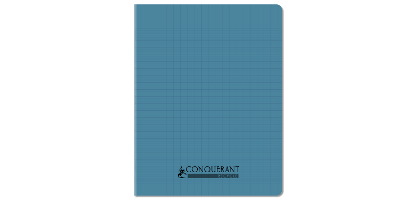Cahier Conquerant Recycle Agrafe 170X220 96P Seyes Polypro