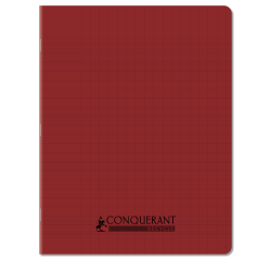 Cahier Conquerant Recycle Agrafe 170X220 96P Seyes Polypro