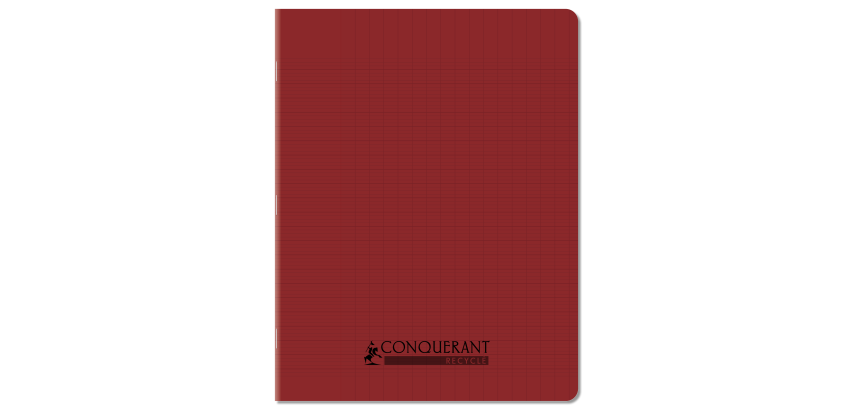 Cahier Conquerant Recycle Agrafe 170X220 96P Seyes Polypro