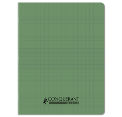 Cahier Conquerant Recycle Agrafe 170X220 96P Seyes Polypro