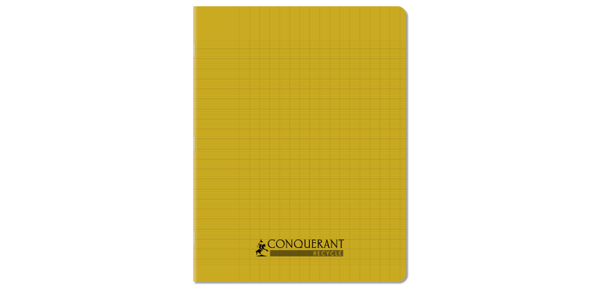 Cahier Conquerant Recycle Agrafe 170X220 96P Seyes Polypro
